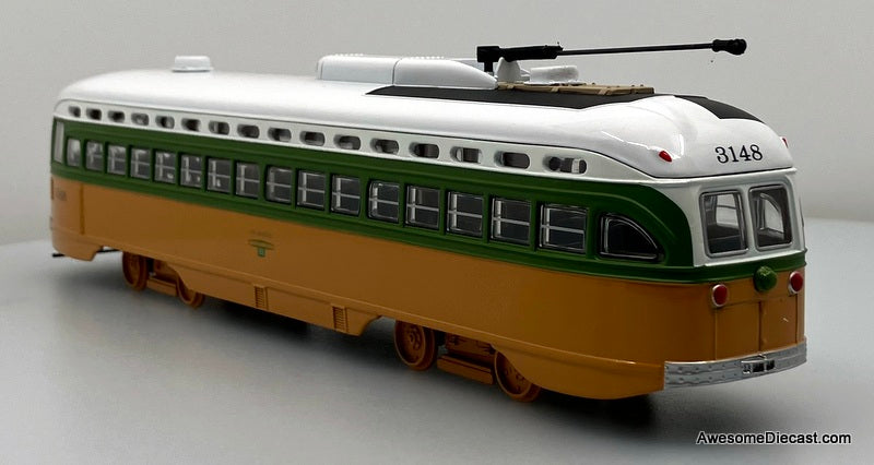 PCC Street Car Los Angeles  CA "Fruit Salad" 1:50 Diecast Model Bus by Corgi