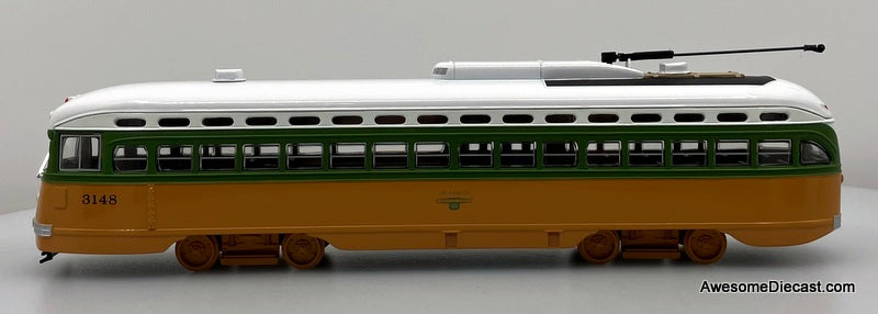 PCC Street Car Los Angeles  CA "Fruit Salad" 1:50 Diecast Model Bus by Corgi