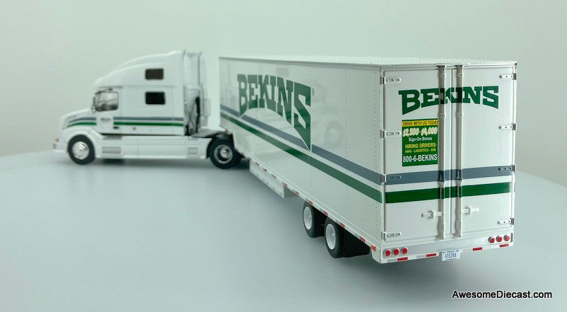 Altaya 1:43 2010 Volvo VNL 730 Sleeper w/53' Utility Trailer: Bekins