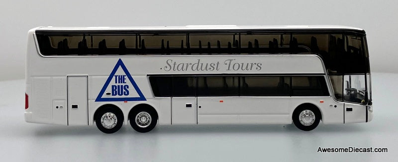 Van Hool TDX45 Double Decker Bus: Stardust Tours 1:87 Diecast Model Bus by Iconic Replicas