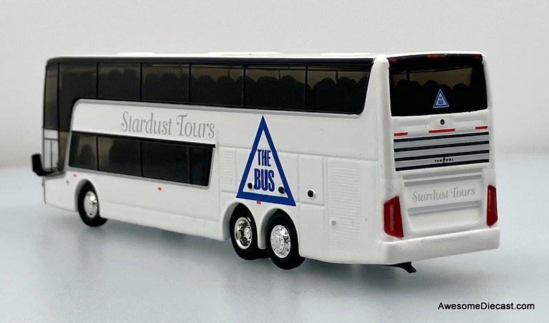 Van Hool TDX45 Double Decker Bus: Stardust Tours 1:87 Diecast Model Bus by Iconic Replicas