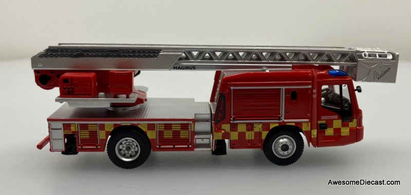 Magirus M32L-AS N.B. Frederiksborg Fire Department  1:87 ABS Plastic Ladder Truck by PCX87