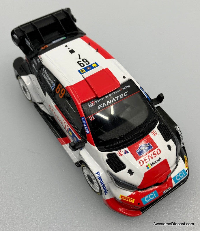 Toyota GR Yaris Rally 1 Hybrid #69 2023 Central Europe Rally 1:43 Diecast Model Car by IXO