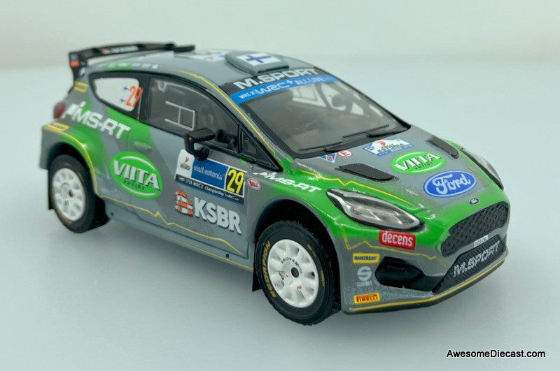IXO 1:43 2020 Ford Fiesta R5 Rally 2 #29: 2022 Rally Estonia