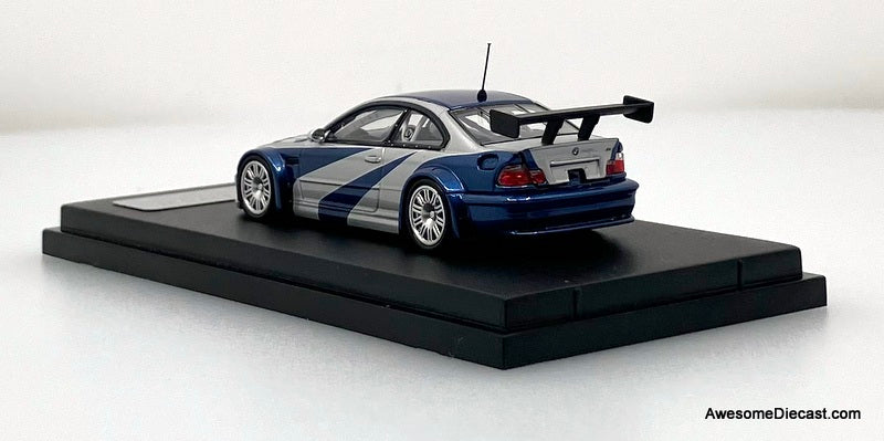 BMW E46 GTR, "Need For Speed" Livery 1:64 Diecast Model Car by Ghost Player