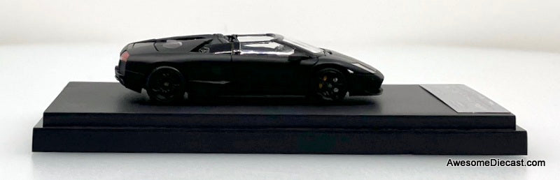 Lamborghini Murcielago LP640 Roadster, Matte Black 1:64 Diecast Model Car by Phantom Knight