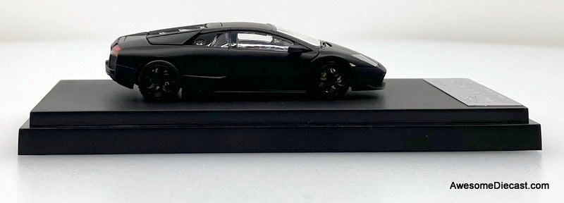 Lamborghini Murcielago LP640 Coupe, Matte Black 1:64 Diecast Model Car by Phantom Knight