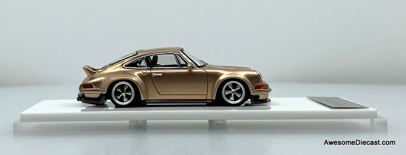 Porsche Singer DLS, Champagne Gold 1:64 Diecast Model Car by Zincit Model