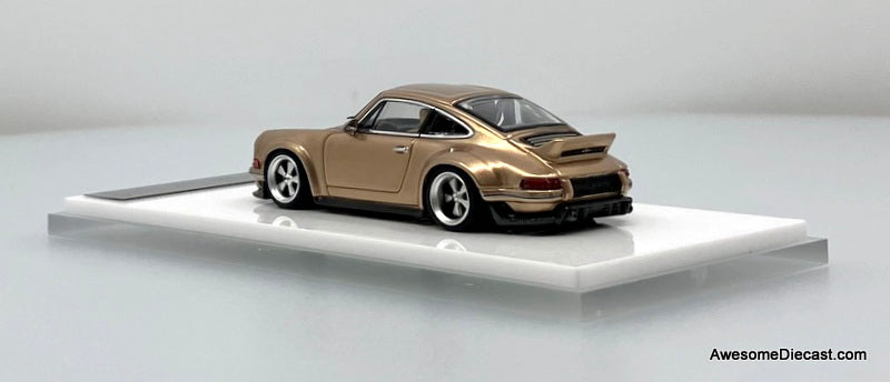 Porsche Singer DLS, Champagne Gold 1:64 Diecast Model Car by Zincit Model