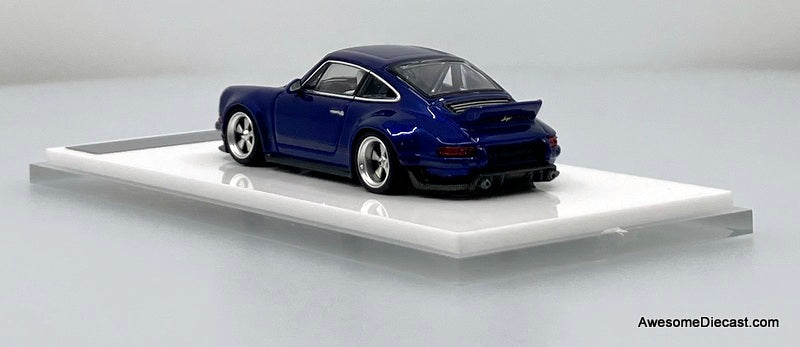 Porsche Singer DLS, Sapphire Blue 1:64 Diecast Model Car by Zincit Model
