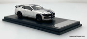 Ford Mustang (S650) Dark Horse, Silver 1:64 Diecast Model Car by DCM