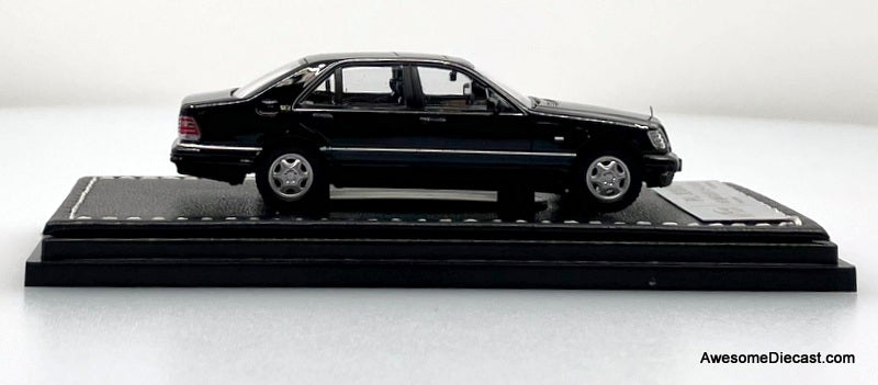 Mercedes Benz S600 (W140), Black 1:64 Diecast Model Car by WTX