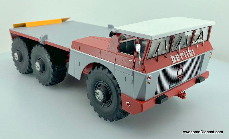 Norev 1:43 1959 Berliet T100 No.4 6x6 Flatbed Truck: Tulsa Int'l Petroleum Expo