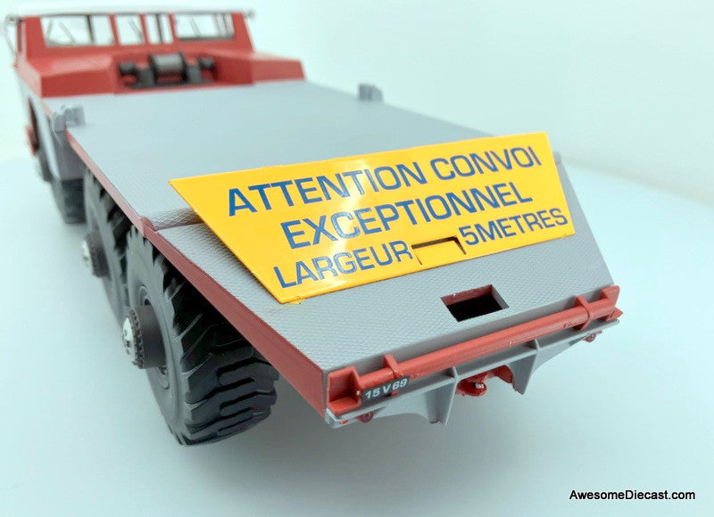 Norev 1:43 1959 Berliet T100 No.4 6x6 Flatbed Truck: Tulsa Int'l Petroleum Expo