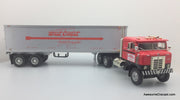 First Gear 1:34 1953 Kenworth Bull Nose Day Cab w/35' Dry Goods Trailer: West Coast Fast Freight