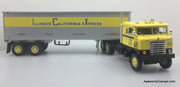 First Gear 1:34 1953 Kenworth Bull Nose COE Tractor w/35' Dry Goods Trailer: ICX