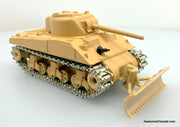 Solido 1:50 Sherman M4 A3 Desert Tank Bulldozer: US Army  WWII