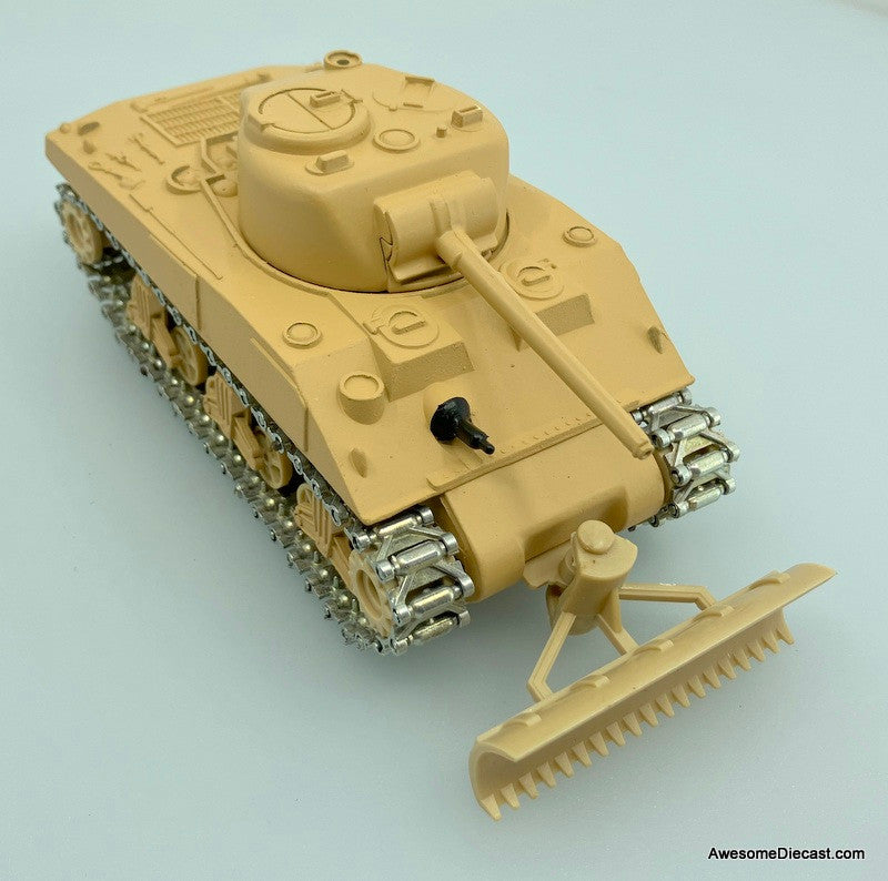Solido 1:50 Sherman M4 A3 Desert Tank Bulldozer: US Army  WWII