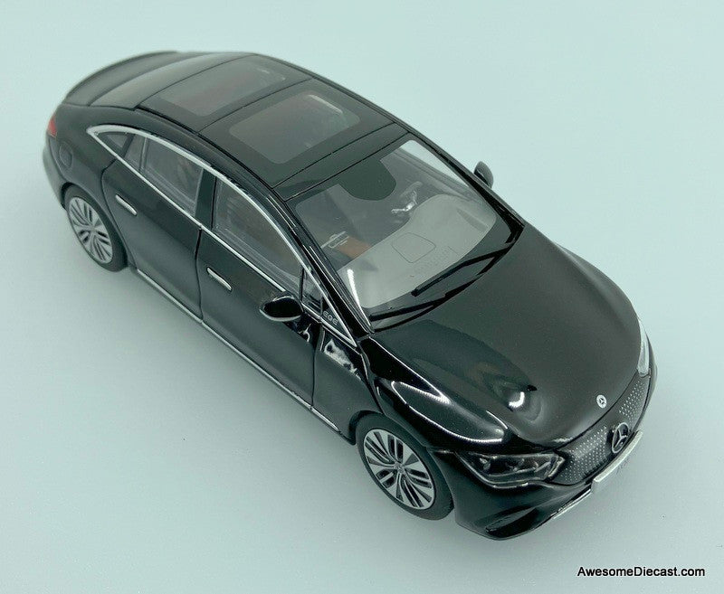 Herpa 1:43 2022 Mercedes Benz EQE Electric Sedan: Obsidian Black
