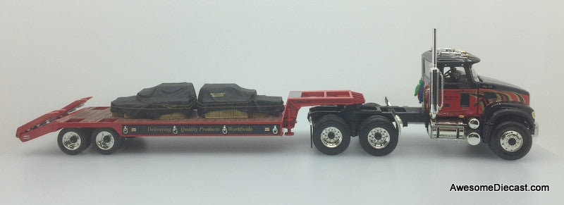 First Gear 1:34 Mack Granite Tractor w/Lowboy Trailer