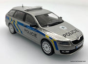 Skoda Octvia Wagon, Silver: Slovakia Police Department 1:43 Diecast Model Car by IXO