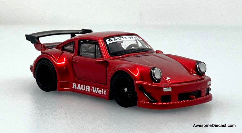Porsche 930 RWB, Metallic Red 1:64 Diecast Model Car by FG Model