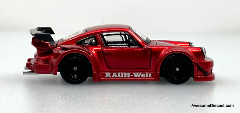 Porsche 930 RWB, Metallic Red 1:64 Diecast Model Car by FG Model
