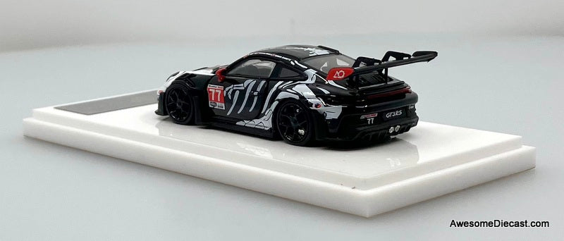 Porsche 911 GT3 RS, Bone Dragon Livery 1:64 Diecast Model Car by Demon King