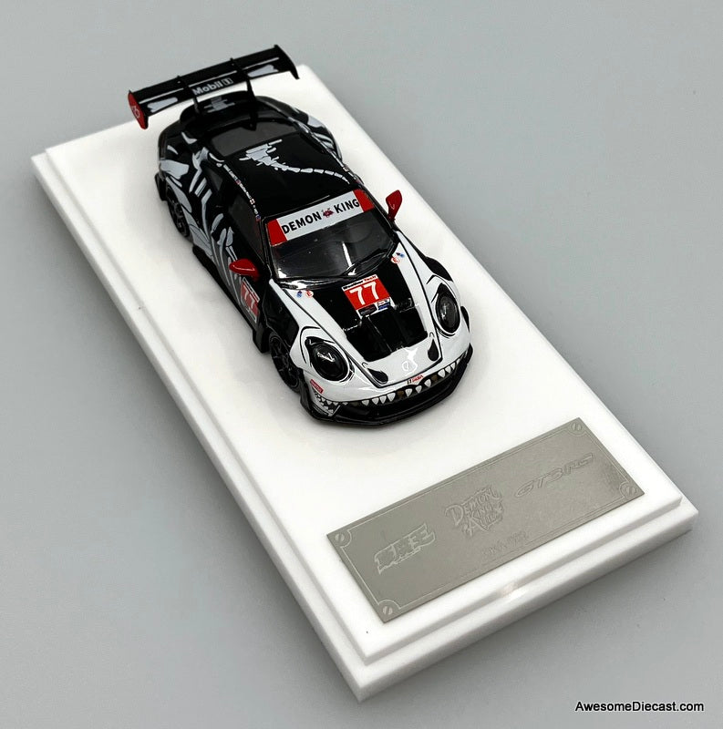 Porsche 911 GT3 RS, Bone Dragon Livery 1:64 Diecast Model Car by Demon King