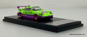 Porsche 964 RWB,  boo!nigan Magic Eye, Green/Purple Livery 1:64 Diecast Model Car by My Model Collect