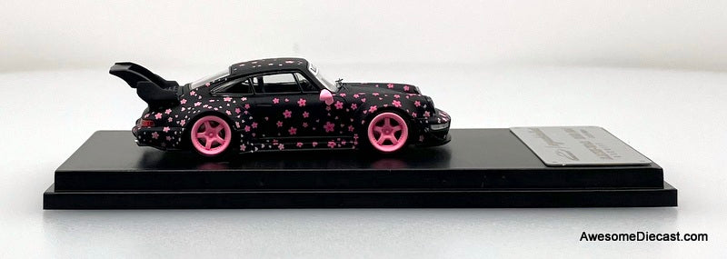 Porsche 964 RWB High Wing, Pink Sakura Livery 1:64 Diecast Model
