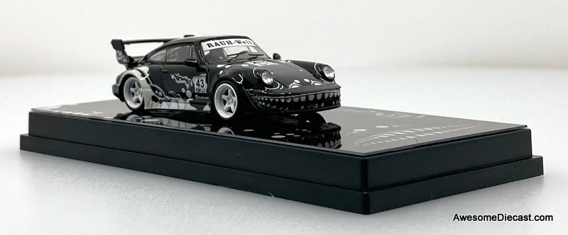 Porsche 964 RWB Black Dragon 1:64 Diecast Model Car by DEcode