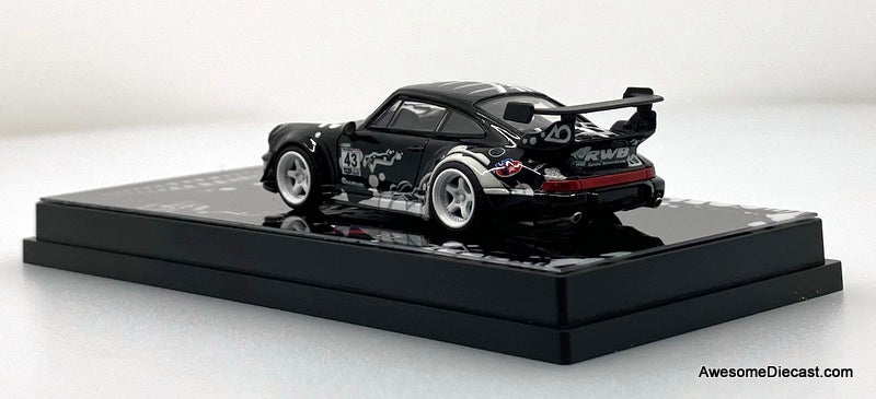 Porsche 964 RWB Black Dragon 1:64 Diecast Model Car by DEcode