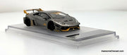 Lamborghini Hurcan GT LB-Silhouette, Gray/Gold 1:64 Diecast Model Car by King Model