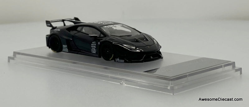 Lamborghini Hurcan GT LB-Silhouette, Black 1:64 Diecast Model Car by King Model