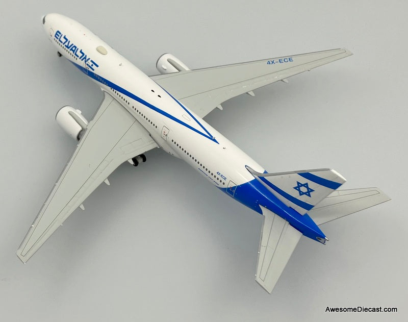Boeing 777-200ER El Al (Reg #4X-ECE) 1:400 Diecast Model Plane by Gemini Jets