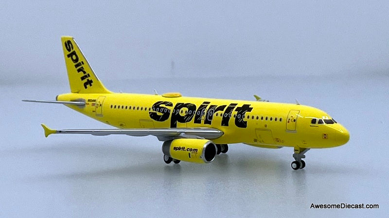 Airbus A320 Spirit Airlines (Reg #N604NK) Final Revenue Flight 1:400 Diecast Model Plane by Gemini Jets