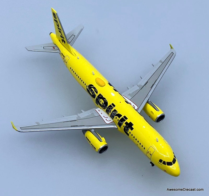 Airbus A320 Spirit Airlines (Reg #N604NK) Final Revenue Flight 1:400 Diecast Model Plane by Gemini Jets