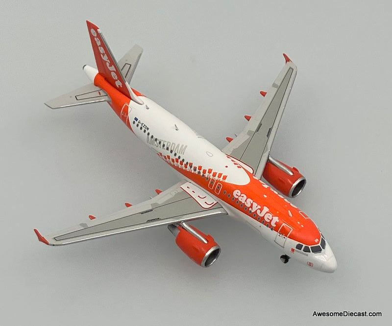 Airbus A319 Easyjet (Reg #G-EZDN) "Amsterdam" 1:400 Diecast Model Plane by JC Wings