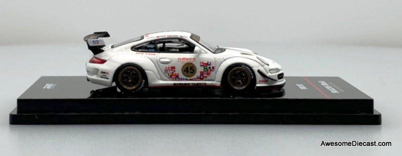 Porsche 997 RWB, White "Musashi Yamato" 1:64 Diecast Model Car by Inno64