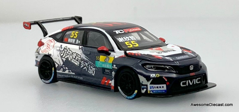 Honda Civic Type R FL5 TCR GTCC #55 1:64 Diecast Model Car by Pop Race x Kilo Works