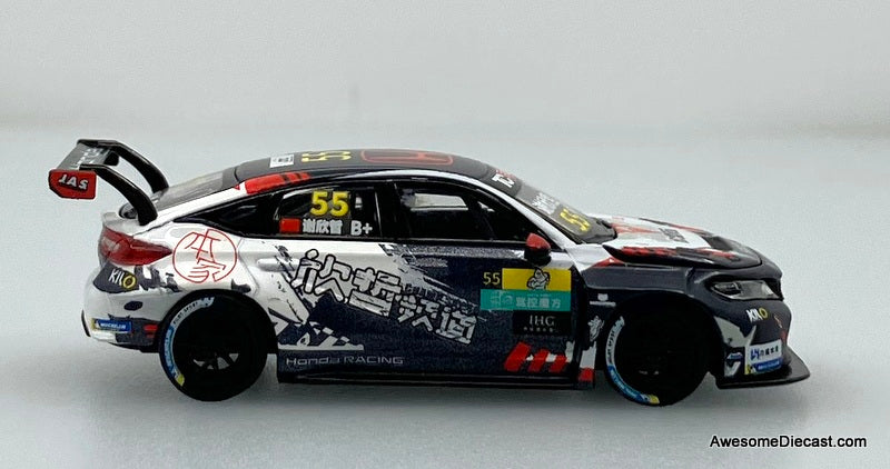 Honda Civic Type R FL5 TCR GTCC #55 1:64 Diecast Model Car by Pop Race x Kilo Works
