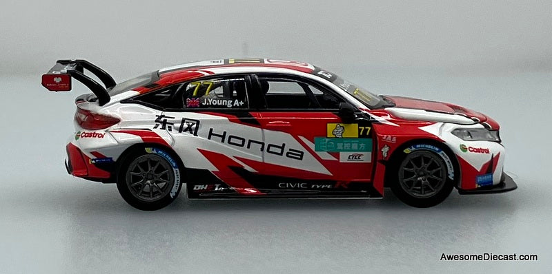 Honda Civic Type R FL5 TCR GTCC #77 1:64 Diecast Model Car by Pop Race x Kilo Works