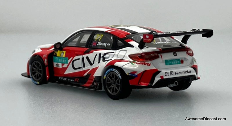 Honda Civic Type R FL5 TCR GTCC #77 1:64 Diecast Model Car by Pop Race x Kilo Works