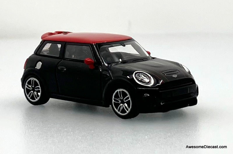 Mini Cooper John Cooper Works, Black/Red 1:64 Diecast Model Car by Stance Hunters
