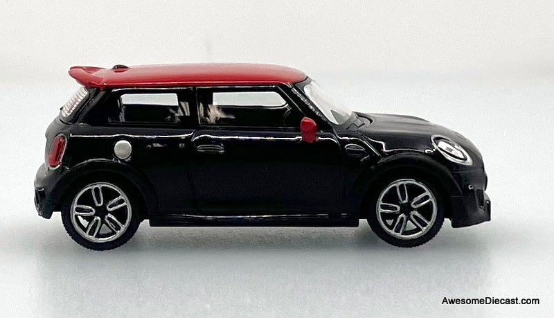 Mini Cooper John Cooper Works, Black/Red 1:64 Diecast Model Car by Stance Hunters