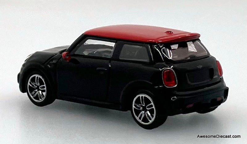 Mini Cooper John Cooper Works, Black/Red 1:64 Diecast Model Car by Stance Hunters