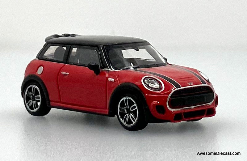 Mini Cooper John Cooper Works, Red/Black 1:64 Diecast Model Car by Stance Hunters