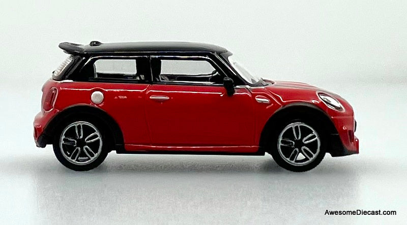 Mini Cooper John Cooper Works, Red/Black 1:64 Diecast Model Car by Stance Hunters