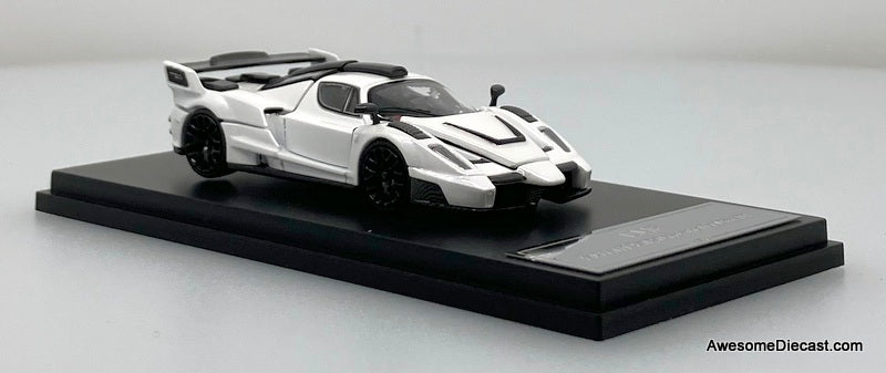 Ferrari Enzo Gemballa Mig-U1, Pearlescent White 1:64 Diecast Model Car by LMF